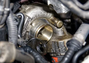 FIAT Uno Turbo - her ses Garret-turboen på min Uno Turbo