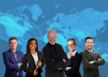 gruppe af mennesker som tegn på ikke tvangsdiversitet