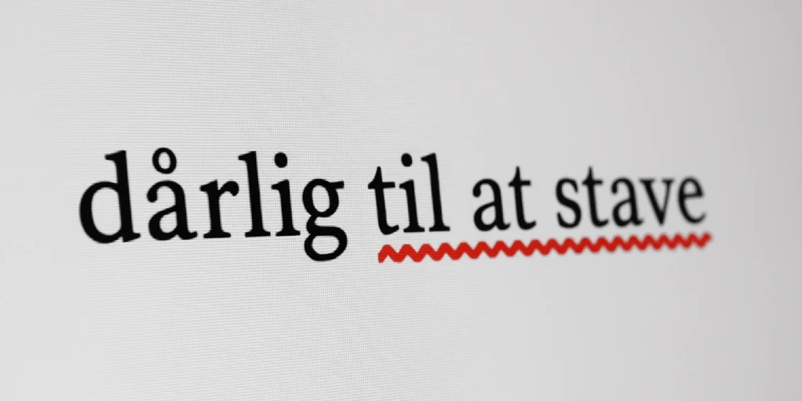 dårlig til at stave - det er ikke din skyld