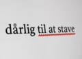 dårlig til at stave - det er ikke din skyld